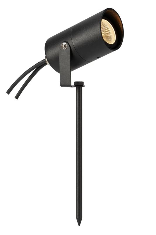 Markslöjd Garden 24 Spotlight Cylinder 6W, Svart