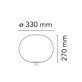 Flos Glo-Ball reservglas till T1/F1/F2/C1