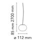 Flos Glo-Ball Mini pendel