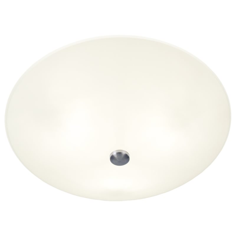 Aneta Lighting Iglo plafond 42 cm, vit och stål