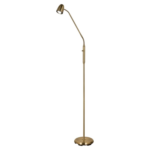 Aneta Lighting Sandnes golvlampa antik med dimmer