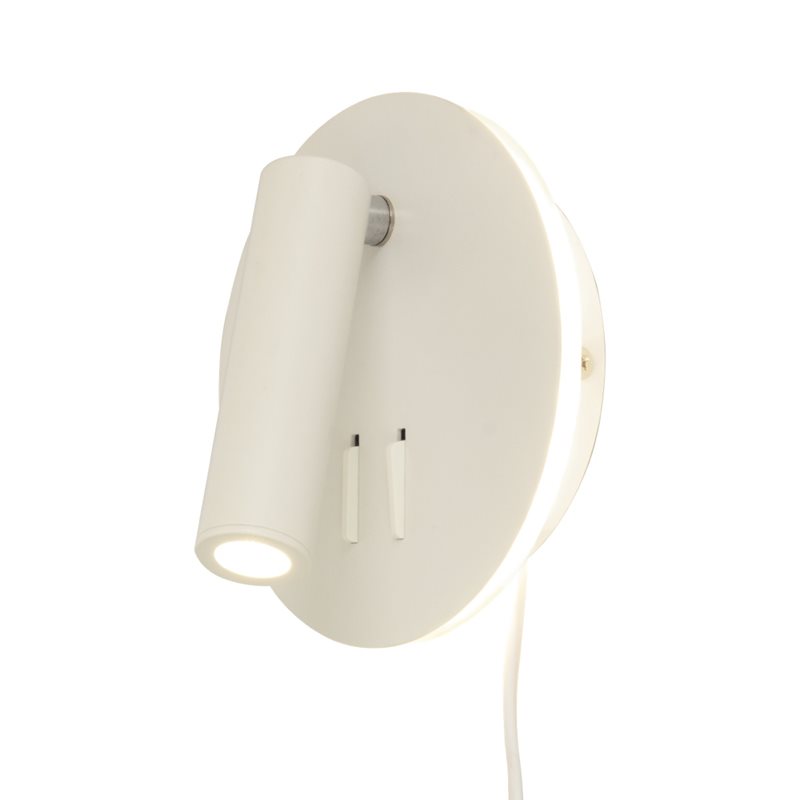 Aneta Lighting Ace vägglampa, vit