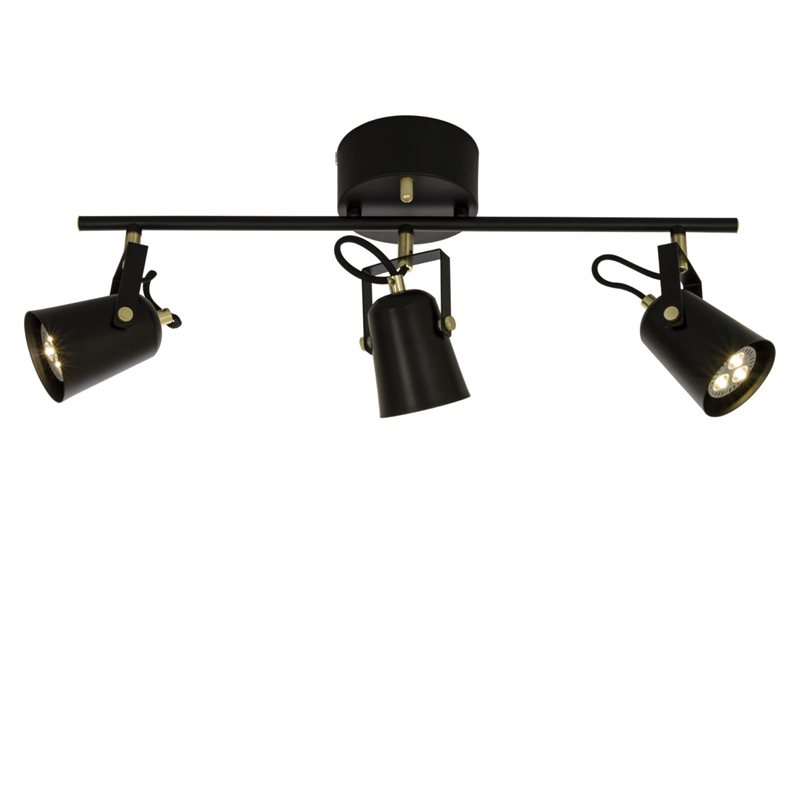 Aneta Lighting Metz Takspot 3:A Rak Svart