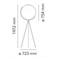 Flos Superloon golvlampa