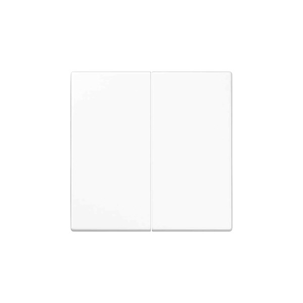Jung Centrumplatta till dubbeldimmer LS 990, Blankvit