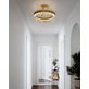 By Rydéns Triumph Plafond Ø 50 cm, Mässing och klarglas
