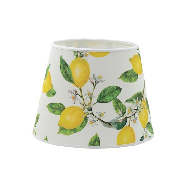Hallbergs Belysning Lemon Garden lampskärm rund 25 cm, Multi
