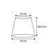 Hallbergs Belysning Lemon Garden lampskärm rund 20 cm, Multi