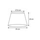 Hallbergs Belysning Lemon Garden lampskärm rund 25 cm, Multi