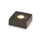 Frilight Ljussockel Plast Svart Kvadr 110X110 Sp110 Led Utgått