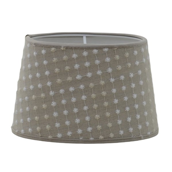 Hallbergs Belysning Ionna Lampskärm Oval 20 cm, Natur