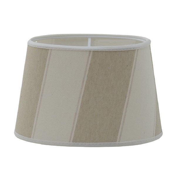 Hallbergs Belysning Saint Tropez Lampskärm Oval 20 cm, Sand