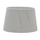 Hallbergs Belysning Barra Lampskärm Oval 20 cm, Offwhite
