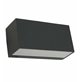 Norlys Asker 1510 Vägglampa Led Ip65, Svart Upp&Nedljus