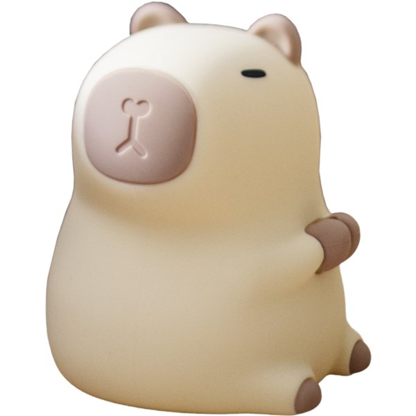 Star Trading Capybara nattlampa laddningsbar, Krämvit