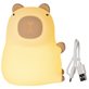 Star Trading Capybara nattlampa laddningsbar, Krämvit