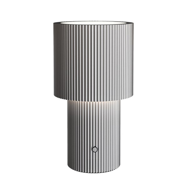 Herstal Iluma Bordslampa Portabel, Silver