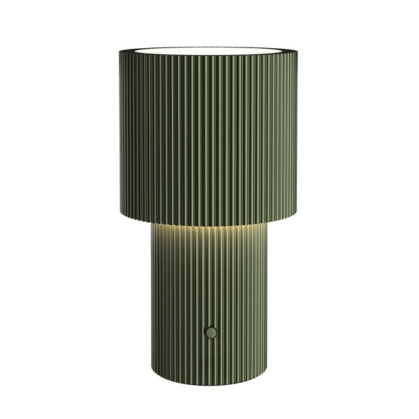 Herstal Iluma Bordslampa Portabel, Olivgrön