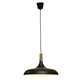 Aneta Lighting SENSE taklampa 45cm, svart/trä/krom