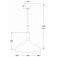 Aneta Lighting SENSE taklampa 45cm, svart/trä/krom