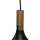 Aneta Lighting SENSE taklampa 45cm, svart/trä/krom
