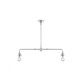 Karlskrona Lampfabrik Tegnér spelbordslampa 93 cm, Mässing & förnicklad mässing