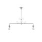Karlskrona Lampfabrik Tegnér spelbordslampa 93 cm, Mässing & förnicklad mässing