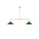 Karlskrona Lampfabrik Tegnér spelbordslampa 93 cm, Mässing & förnicklad mässing