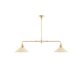 Karlskrona Lampfabrik Tegnér spelbordslampa 93 cm, Mässing & förnicklad mässing