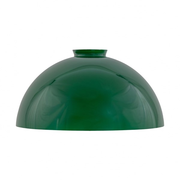 Karlskrona Lampfabrik Klockskärm/Kupolskärm 60/235Mm Grön Halvmåne