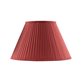 Karlskrona Lampfabrik Lampskärm 30 cm veckad tyg med toppringfäste