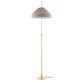 Karlskrona Lampfabrik Edfeldt golvlampa, Mässing