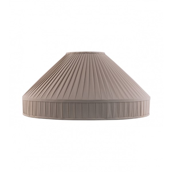 Karlskrona Lampfabrik Lampskärm 50 cm veckad tyg ringfäste