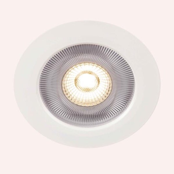 Llitt Alice Downlight 1202 12V LED 2700K, Vit & borstad stål