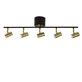 Aneta Lighting Gusto takspot rak 5:a,  svart