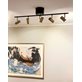 Aneta Lighting Gusto takspot rak 5:a,  svart