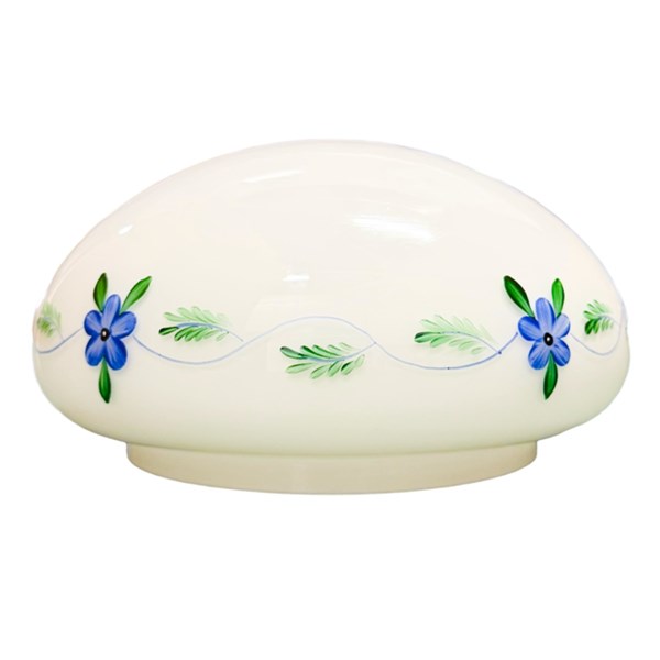 Texa Design Strindbergskupa 12 cm, Opalvit Blomdekor