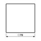 Jung Centrumplatta Tryckdimmer LS 990, Aluminium