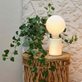 Unison Marble bordslampa, Beige & vit