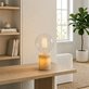 Unison Marble bordslampa, Beige & vit