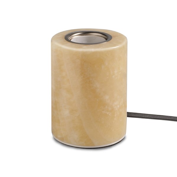 Unison Marble bordslampa, Beige & vit