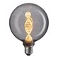 Unison DNA Glob 125 mm E27 3,6W 1800K 3-stegs dimbar, Grå