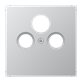 Jung Centrumplatta Tv/Fm/Sat Ls990, Aluminium