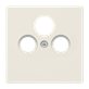 Jung Centrumplatta Tv/Fm/Sat Ls990, Ivory (Beige)