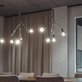 Örsjö Kvist Taklampa 4-L Förnicklad Mässing