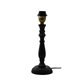Hallbergs Belysning Westminister Lampfot i trä 26 cm, Svart