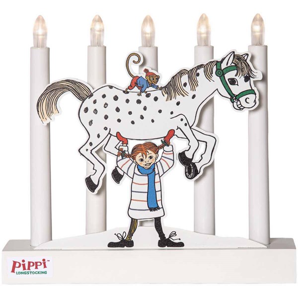 Star Trading Pippi & Lilla Gubben ljusstake 5-Armad