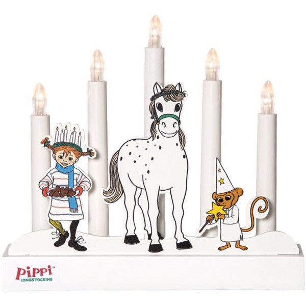 Star Trading Pippi Lucia ljusstake 5-Armad
