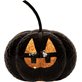 Star Trading Hexa Halloweenpumpa LED 25,5 cm, Svart