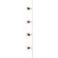 Star Trading Spider Halloween-ljusslinga LED 135 cm, Batteridriven